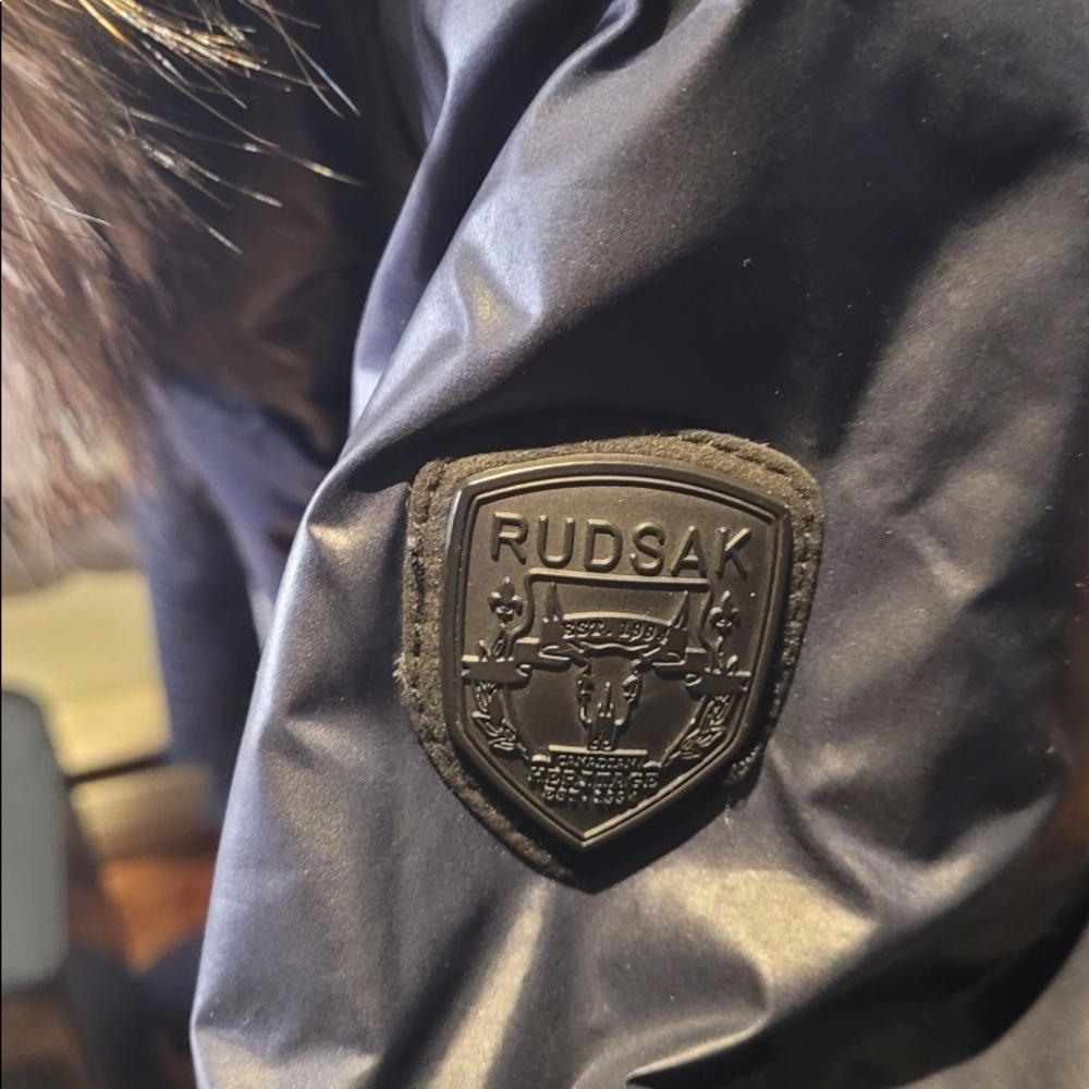 Navy Blue Rudsak Coat - Picture 10 of 10
